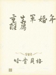 重生军婚年代文推荐