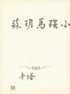 苏玥马强小说