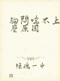 胸闷喘不上气什么原因