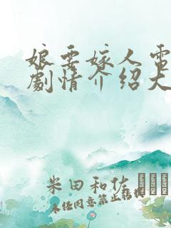 娘要嫁人电视剧剧情介绍大结局