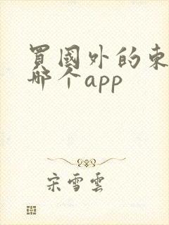买国外的东西上哪个app 买国外的东西上哪个app