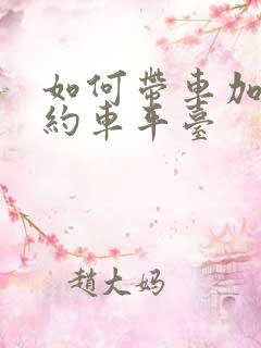 如何带车加入网约车平台