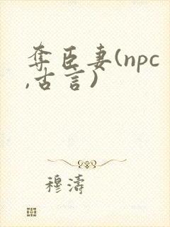 夺臣妻(npc,古言)