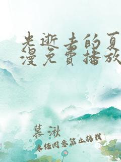 光逝去的夏天动漫免费播放在线