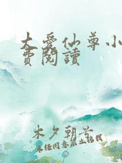 大爱仙尊小说免费阅读