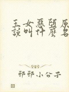 玉女恶堕原著小说叫什么名字