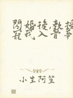 闪婚后,教授他宠我入骨辛知遥全文在线阅