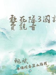 敢死队3国语免费观看 敢死队3国语免费观看