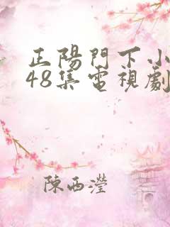 正阳门下小女人48集电视剧