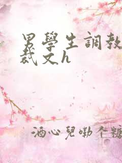 男学生调教男总裁文h