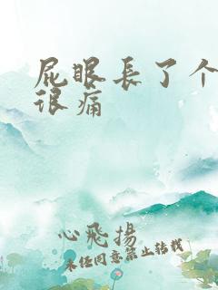 屁眼长了个疙瘩很痛