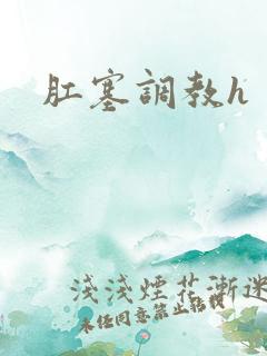 肛塞调教h