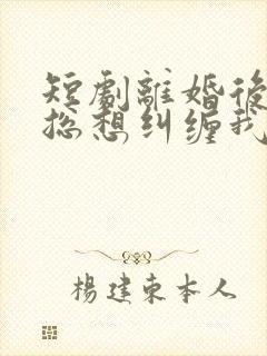 短剧离婚后前夫总想纠缠我