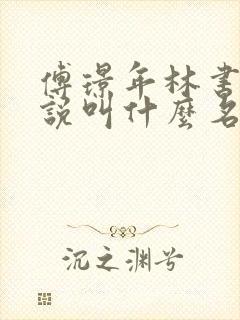傅璟年林书音小说叫什么名字