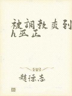 被调教爽到失禁h巫正