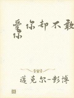 爱你却不敢告诉你
