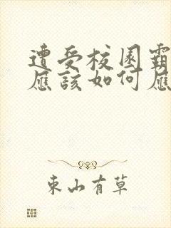 遭受校园霸凌时应该如何应对