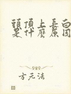 头顶上长白头发是什么原因