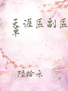 天涯区副区长名单