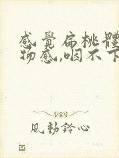 感觉扁桃体有异物感,咽不下去