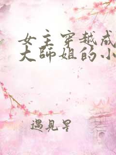女主穿越成反派大师姐的小说