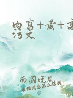肉写+黄+高h污文