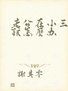 老公在小三家里该怎么办
