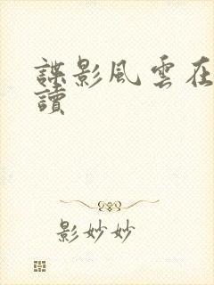 谍影风云在线阅读