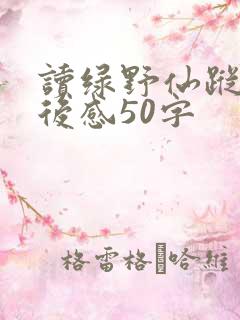 读绿野仙踪的读后感50字