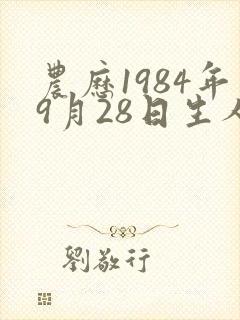 农历1984年9月28日生人命运