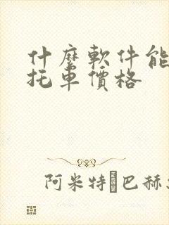 什么软件能查摩托车价格
