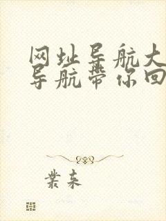 网址导航大全,导航带你回家,不迷路.