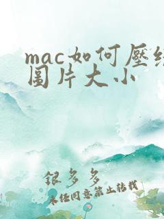 mac如何压缩图片大小