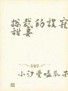 总裁的误宠替身甜妻