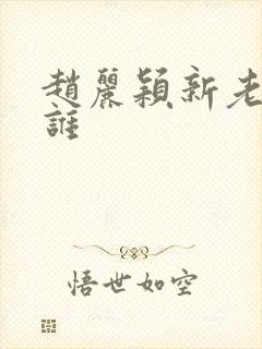赵丽颖新老公是谁