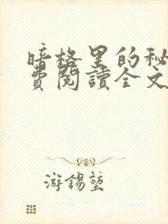 暗格里的秘密免费阅读全文