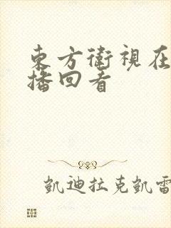 东方卫视在线直播回看