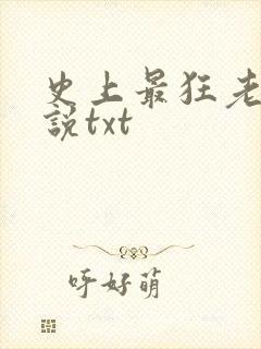史上最狂老祖小说txt