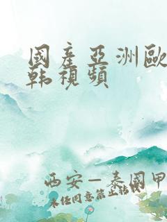 国产亚洲欧美日韩视频