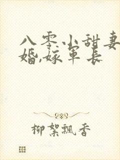 八零小甜妻:军婚,嫁军长