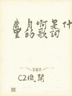 岁月啊是什么歌里的歌词