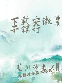 下载安徽农金电子银行