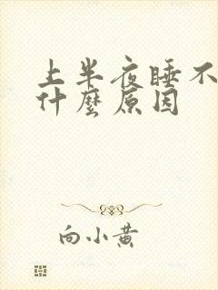上半夜睡不着是什么原因
