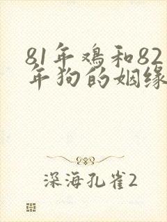 81年鸡和82年狗的姻缘