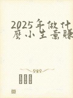 2025年做什么小生意赚钱