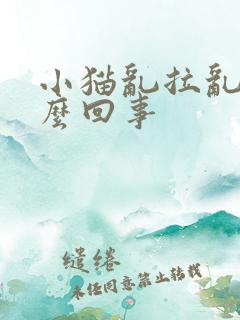 小猫乱拉乱尿怎么回事