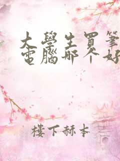 大学生买笔记本电脑哪个好