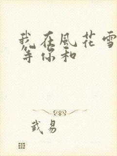 我在风花雪月里等你和