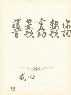 还是会想你是哪首歌的歌词