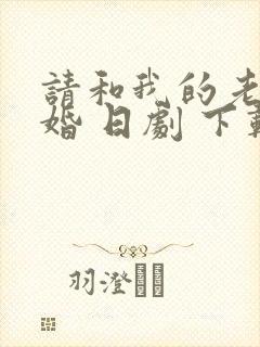 请和我的老公结婚 日剧 下载